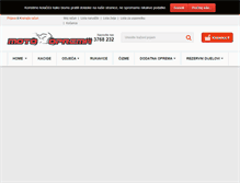 Tablet Screenshot of moto-oprema.hr