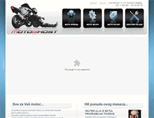 Tablet Screenshot of moto-oprema.net